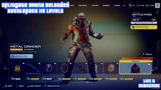 EVERY SPLITGATE BATTLEPASS 115 COSMETIC ITEM