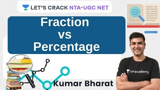 Fraction vs Percentage | Research Aptitude for NTA UGC NET Paper 1 | Kumar Bharat