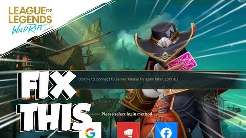 How to FIX Log-in issues in WILDRIFT | Simple Tutorial