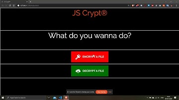 JS-Crypt : A tool to encrypt/decrypt your files with JavaScript using CryptoJS