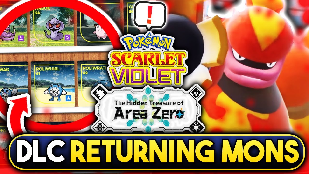 ALL RETURNING POKEMON LEAKS for Pokemon Scarlet and Violet POKEDEX Update!  : r/PromoteGamingVideos