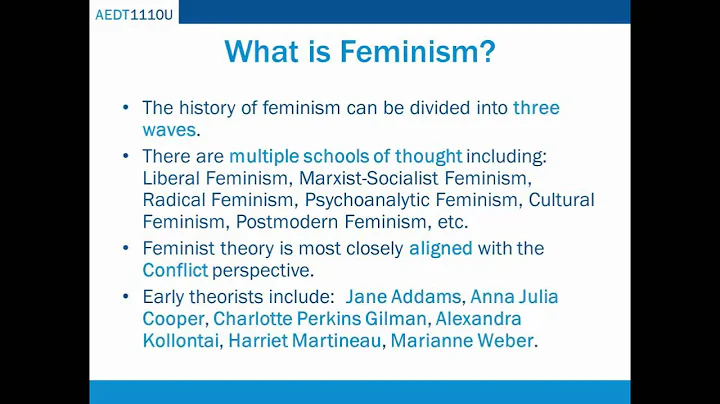 2.4 Feminist Perspectives of Adult Education