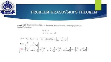 ACT M6 L 12  lyapunov function for non linear system,delta method