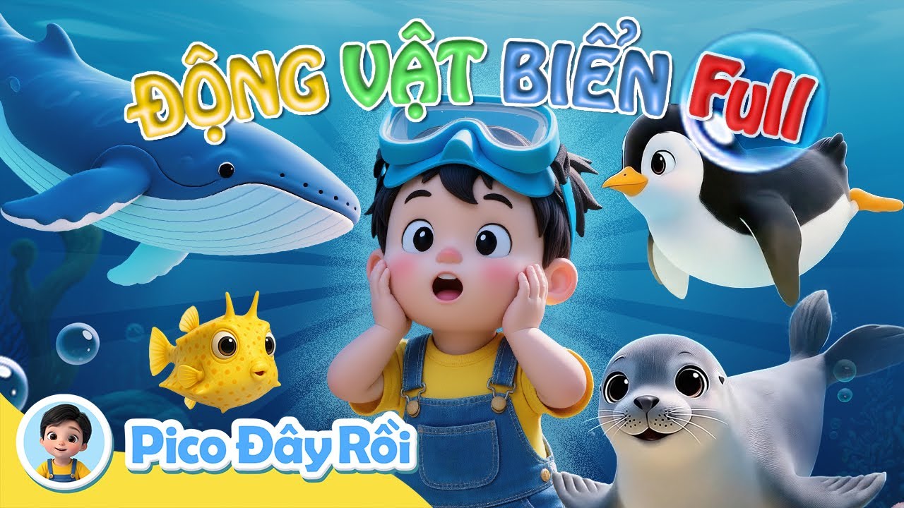 Trọn bộ khám phá động vật biển | Giáo dục sớm cho trẻ | Early Learning For Kids