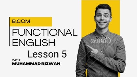 Functional english/Lesson 5