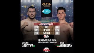 Kfl Fight Night Guvanch Dadayev Vs Borzo Ahmedian