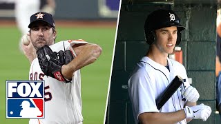 Information Justin Verlander's brother hit a home run off of him the only time they faced | FOX MLB Update