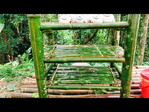 Video Sống trong rừng / Làm chạn bát bằng tre . Survival... - youtube