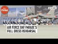 Air Force conducts full dress rehearsal at Hindon base ahead of 88th IAF Day on 8 October