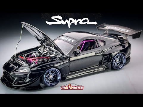 Beautiful Toyota Supra Mk4 Street 2jz Turbo Majorette Custom