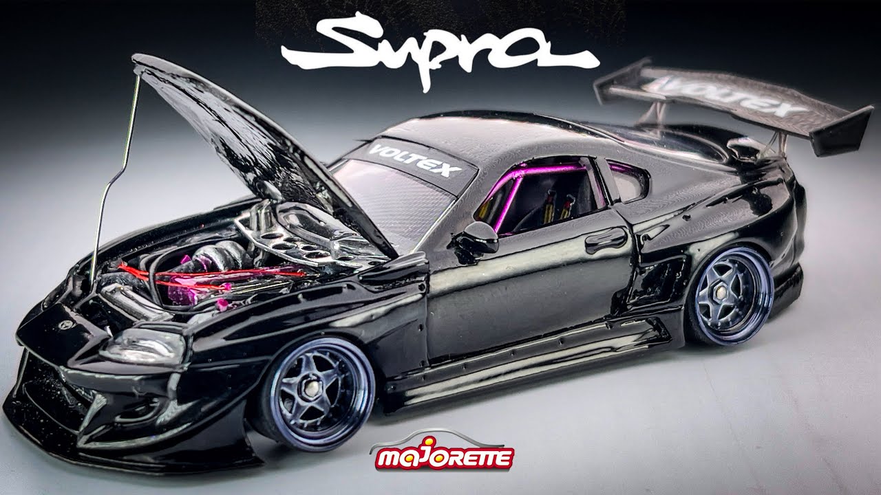 Beautiful Toyota Supra MK4 Street 2JZ Turbo Majorette Custom