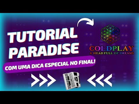 COMO TOCAR A MÚSICA PARADISE DE @coldplay NA SANFONA?