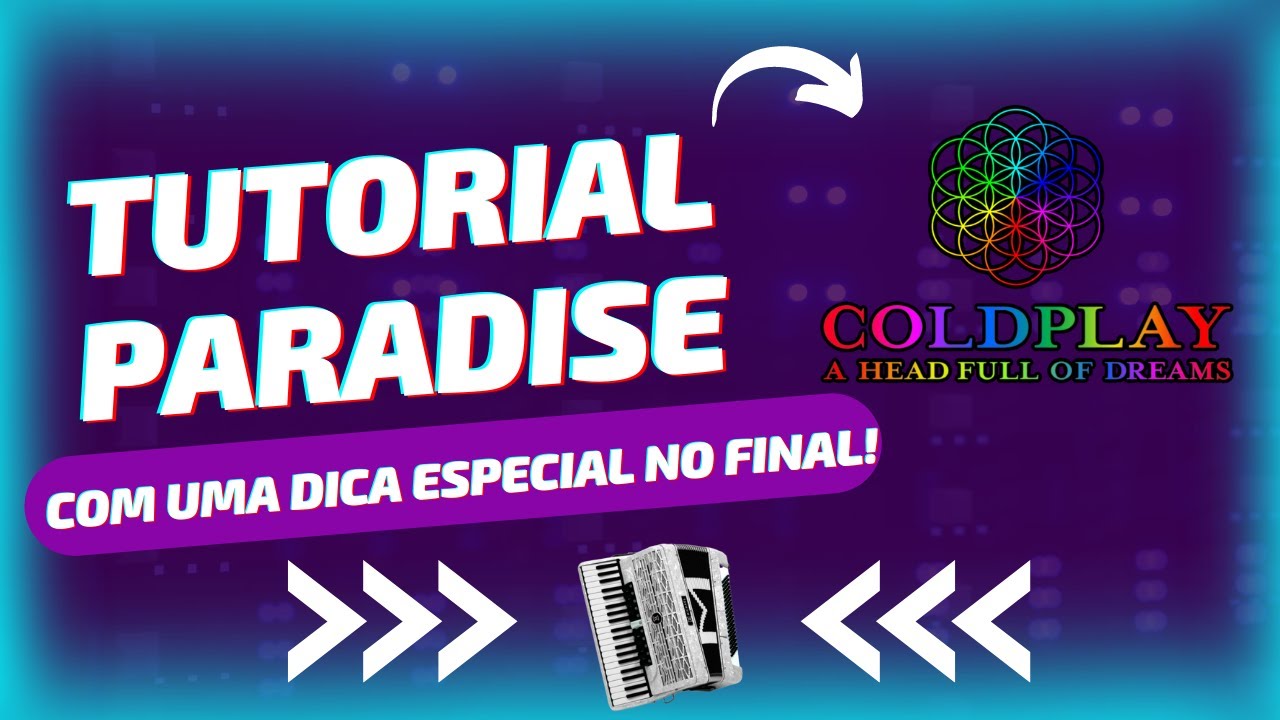 COMO TOCAR A MÚSICA PARADISE DE @coldplay NA SANFONA?