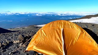 Tent Camping In High Winds On A Volcano