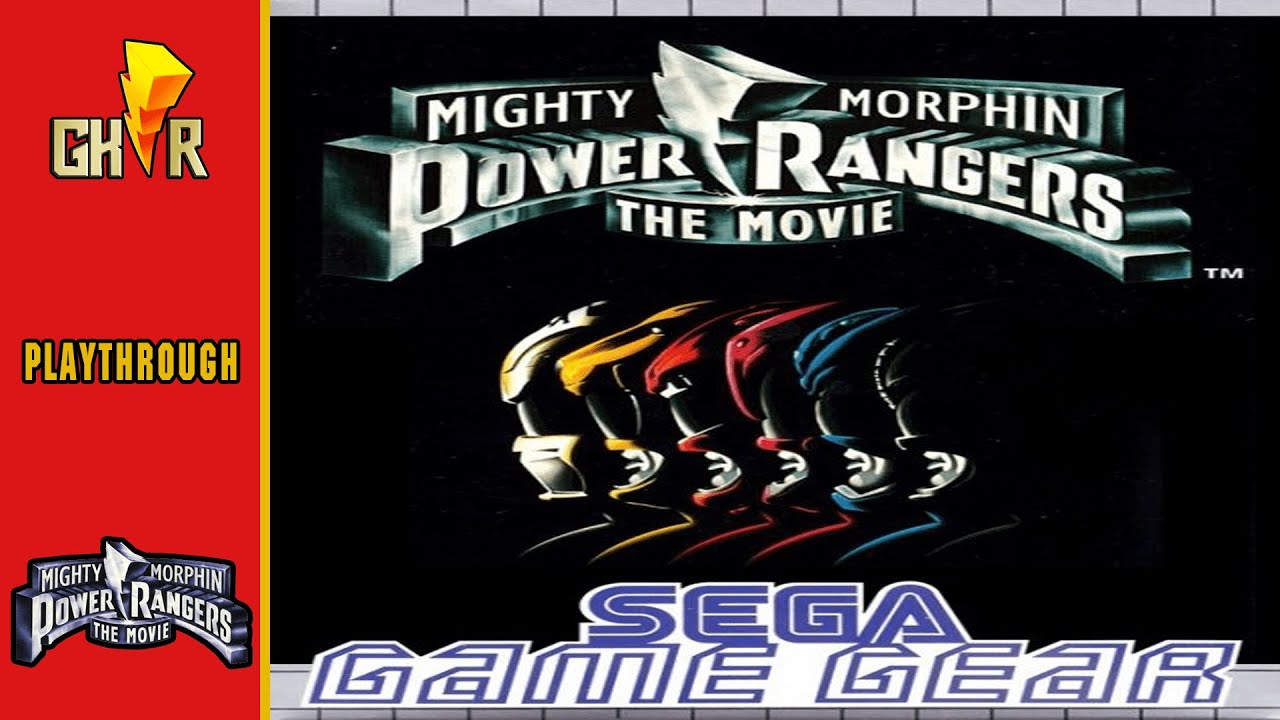 GKR Playthrough Mighty Morphin Power Rangers The Movie Sega Game Gear
