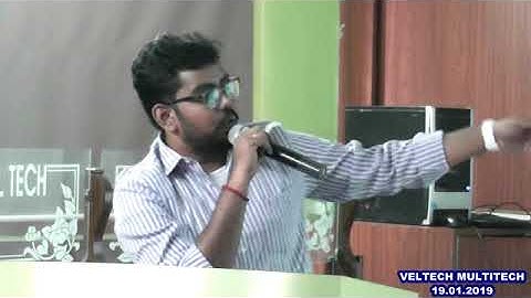VELTECH MULTITECH DEPT OF CSE GUEST LECTURE - 19.01.2019