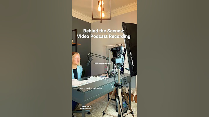 Recording a Video Podcast 🎤