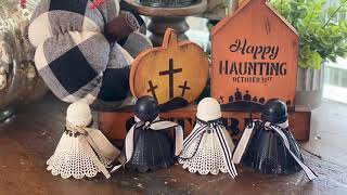 DIY Halloween Ghosts and Christmas Angels by Mettle Modern Design 93 views 2 years ago 3 minutes, 43 seconds