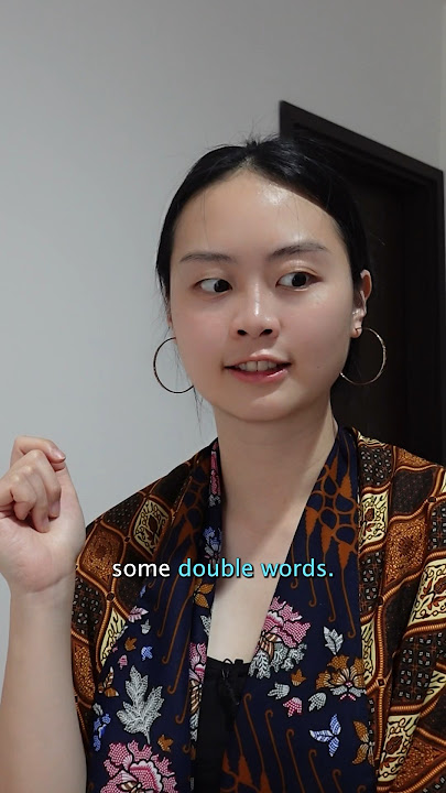 Indonesian double words: our kryptonite 😅🇮🇩 #bahasaindonesia #language #indonesian