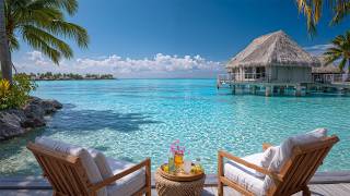 Morning Jazz By An Oceanfront Villa - Happy Bossa Nova And Peaceful Lagoon Sounds For Relaxing Days