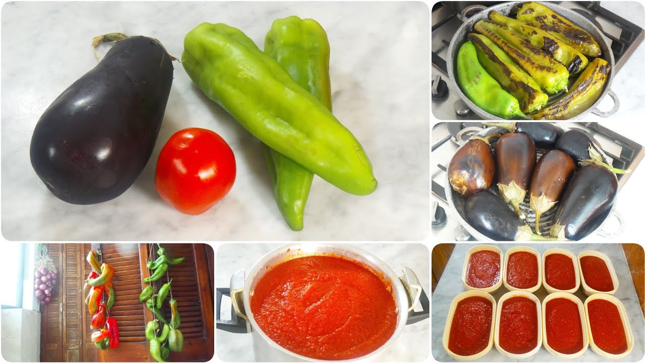 عولة المجمد😁مركز الطماطم من القشور🍅تخزين الفلفل الأخضر و الباذنجان🫑🍆مدة سنة🌟 والبنة كيما المشوي جديد