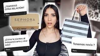 RESPONDO SUS PREGUNTAS mientras ME MAQUILLO con lo más vendido de SEPHORA💄😱 | Claudipia