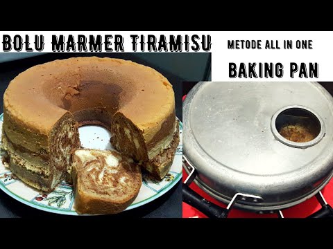 Bolu Marmer Tiramisu Baking Pan Enak Lembut Dan Wangi Metode All In One Youtube