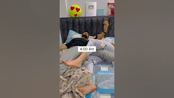Life after marriage.. Sleeping style😅 Relatable #husbandwife #couplegoals #couple #funny #trending - DayDayNews