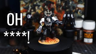 It's all GONE WRONG! | Painting a Black Templars Army | WARHAMMER 40k | SPACE MARINES