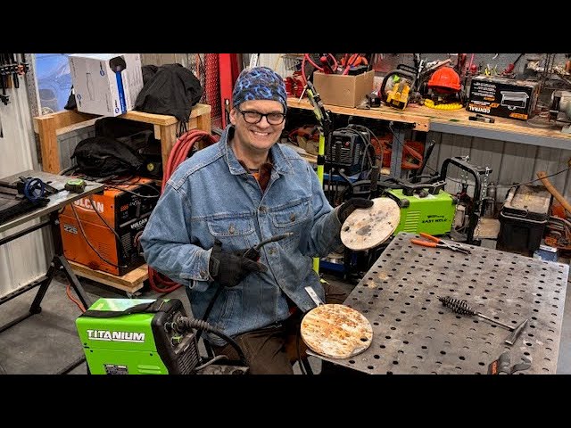 Welding Repair AR500 Target Plates Titanium Easy-Flux 125