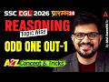 SSC CGL 2026 | SSC CGL Reasoning Classes | Odd One Out #1 | SSC CGL Reasoning By Atul Sir