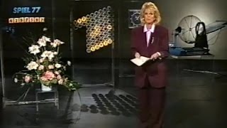 Ziehung der Lottozahlen - 18.11.1989 - mit Karin Tietze-Ludwig