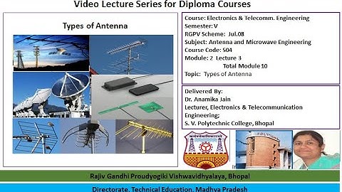 VID AMWE TYPES OF ANTENNA