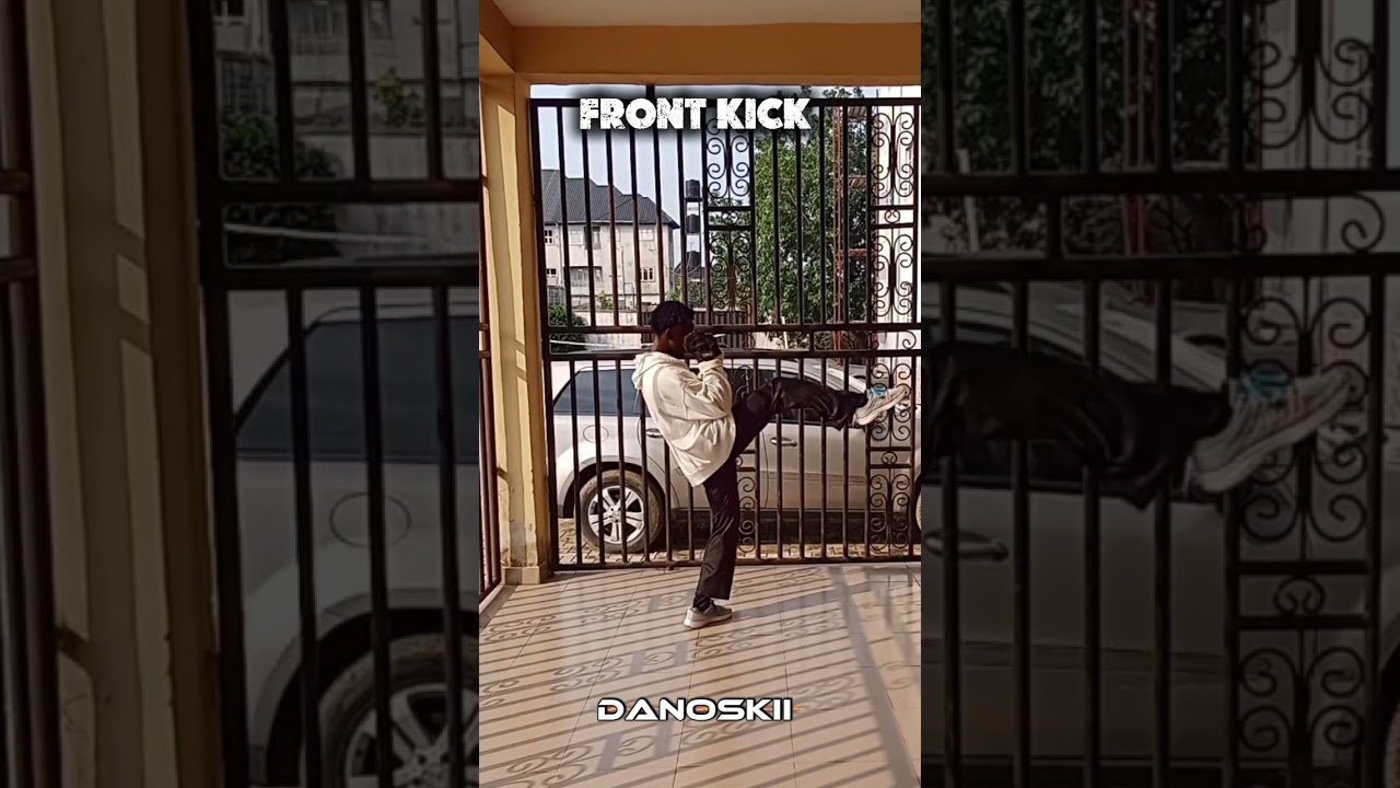 Learn this simple technique, Front Kick tutorial. #youtubeshorts #training #video #usa #russia #yt
