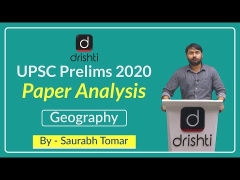 UPSC Prelims 2020