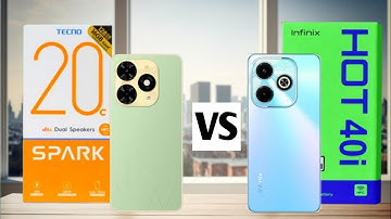Tecno Spark 20c Vs Infinix Hot 40i || Full Comparison || #infinixhot40series