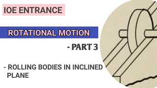 ROTATIONAL MOTION - PART 3 | ROLLING OF OBJECT IN INCLINED PLANE |