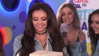 Little Mix play "Would You Rather" Jenga backstage at Capital FM's Summertime Ball 2016 screenshot 4