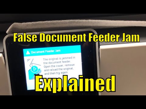 How to fix False ADF Document Feeder Jam Problem - HP Officejet Pro 8000, 9000 Series