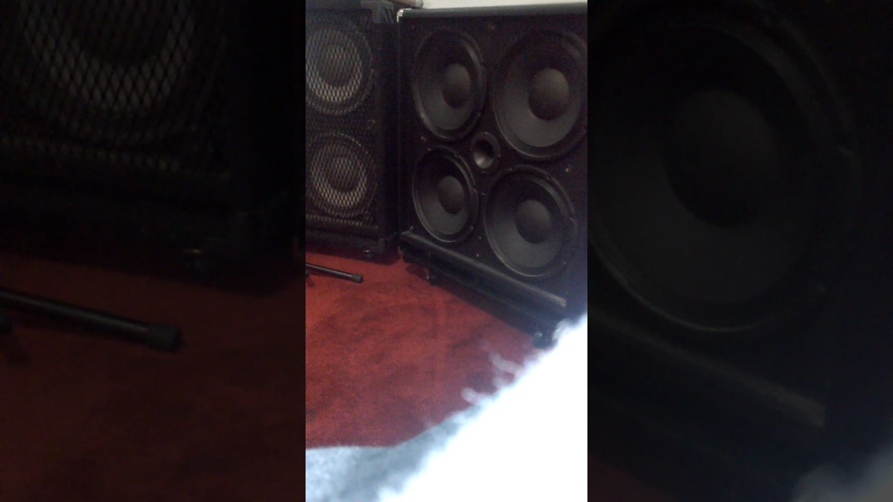 Fender Rumble 410 Cab Buzzing Sound Youtube