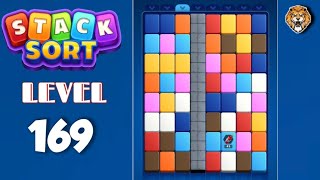 Stack Sort : Color Puzzle Level 169 Walkthrough