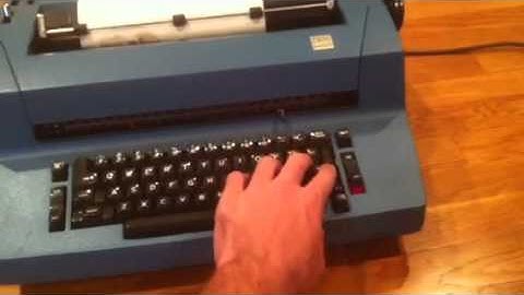 Vintage IBM Selectric II Correcting Electric Typewriter