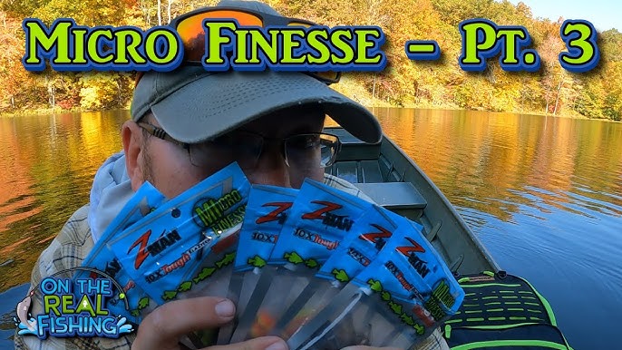 Fishing with Z-Man Micro Finesse Lures - Part 2 - The Cold Creek 