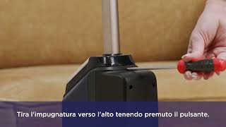BISSELL CrossWave HydroScrub - Rimozione Dellimpugnatura