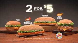 Burger King New Spicy Chicken Big King Sandwich Ad