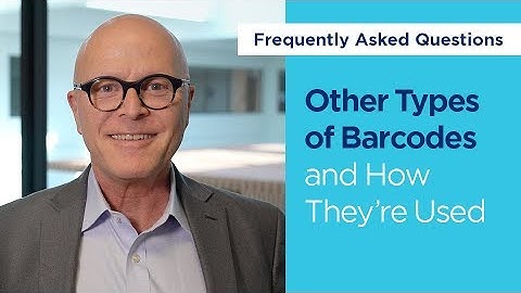 What are the types of barcodes and how are they used?