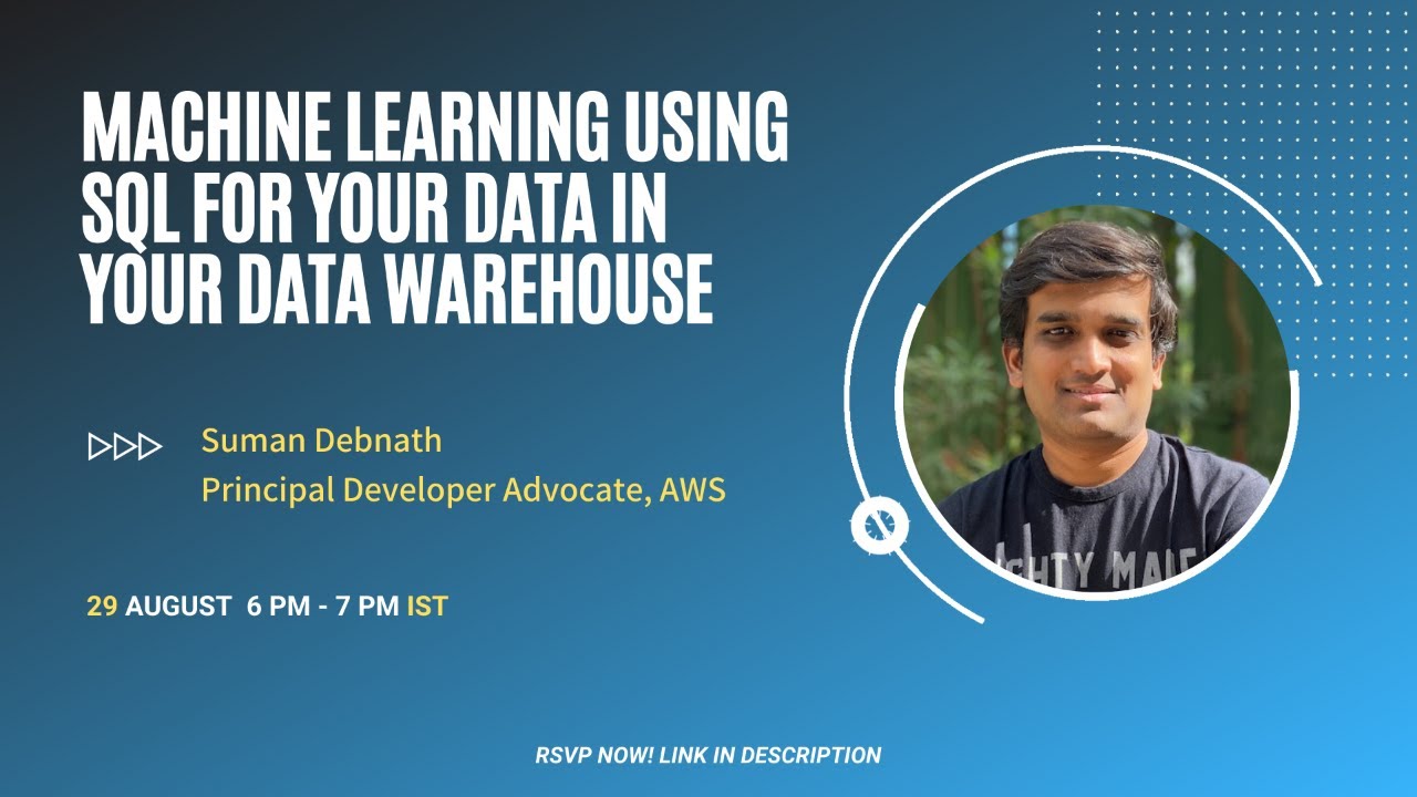 Machine Learning using SQL for your data in your data warehouse - YouTube