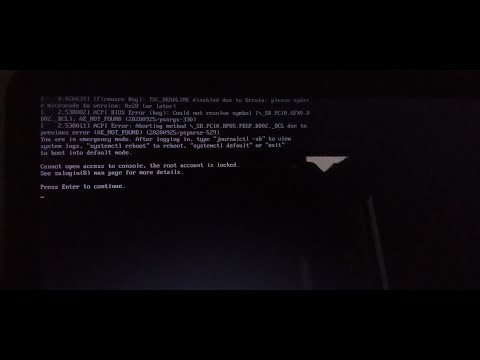 Cannot open access to console, the root account is locked Debian/Linux