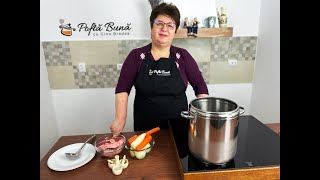 Cum se foloseste o oala sub presiune?  Carnea de vita, porc, pasare de tara fierb in 60 de minute