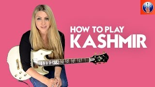 How to Play Kashmir - Led Zeppelin Guitar Riff Lesson chords